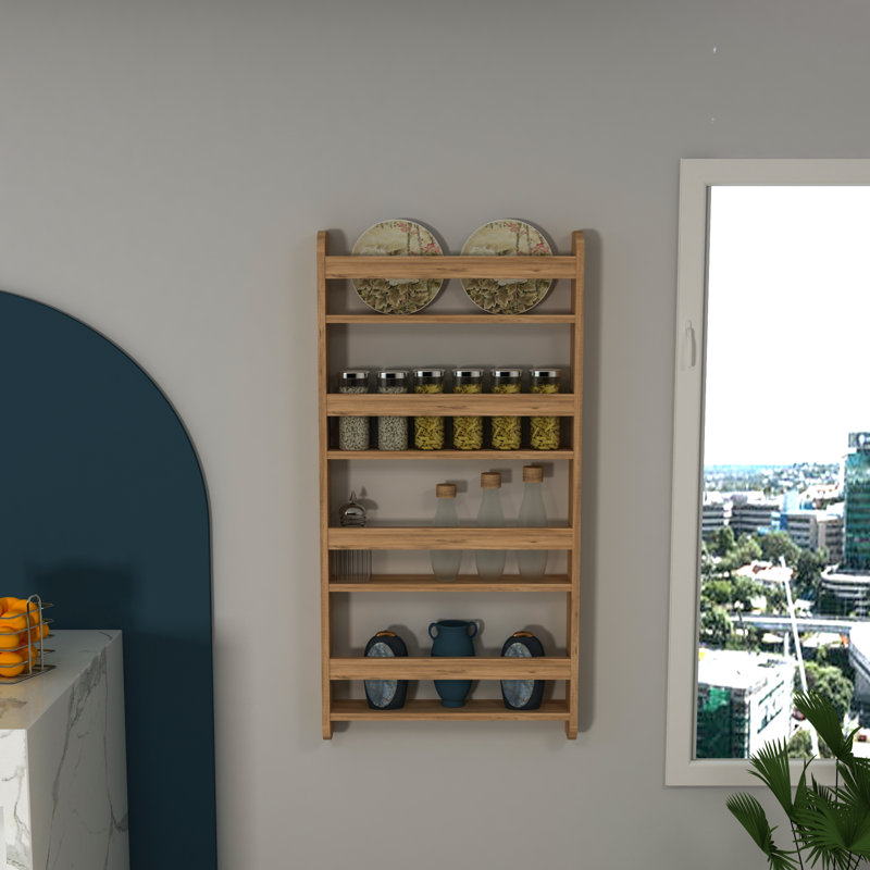 Wall Spice Rack, Atlantic Pine