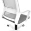Chaise de bureau ergonomique en filet avec siège profond et large Nikyia-106361726