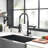 Pull Down Kitchen Faucet With Deck