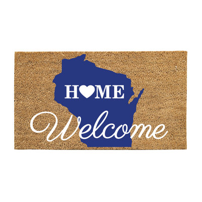 Tapis d'extérieur antidérapant Eurel Wisconsin 28 po x 16 po