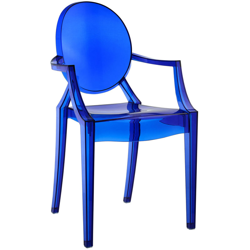 Casper Dining Armchair in Blue, Blue
