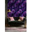 Papier peint floral mauve élégant