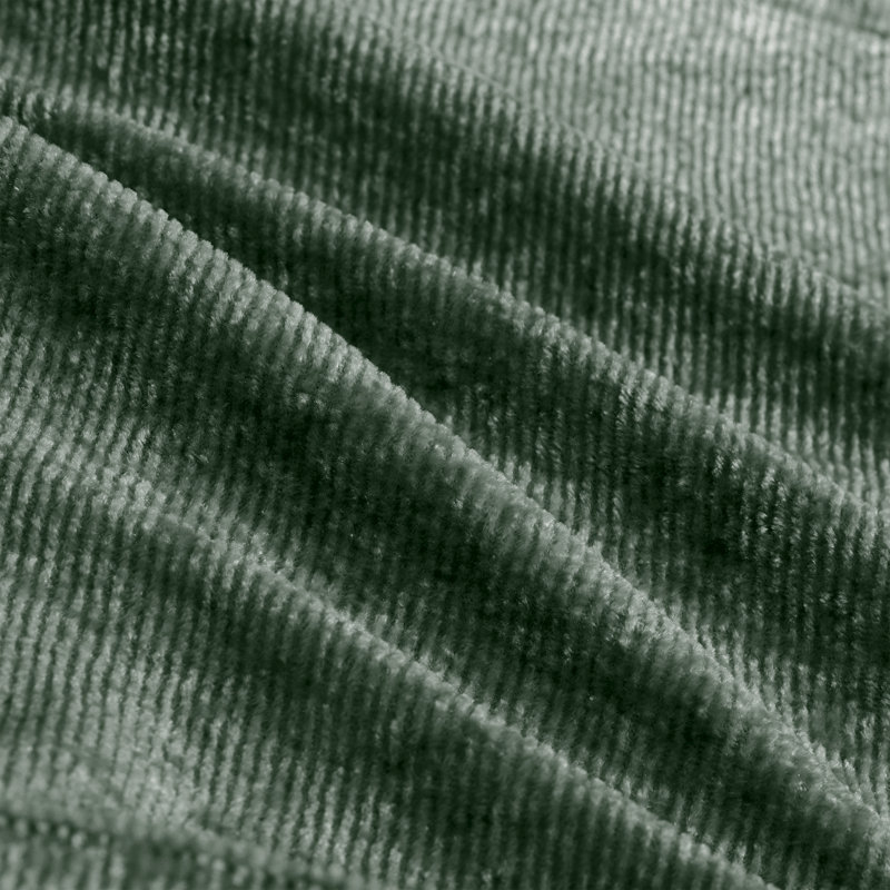 Harrison Ottoman Velvet- Green, Green