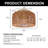 Borwicks 3-Light Rustic Hand-Woven Flush Mount-1160883772