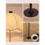 Lampe sur pied artistique en bois massif et en tissu Minimalist Modern