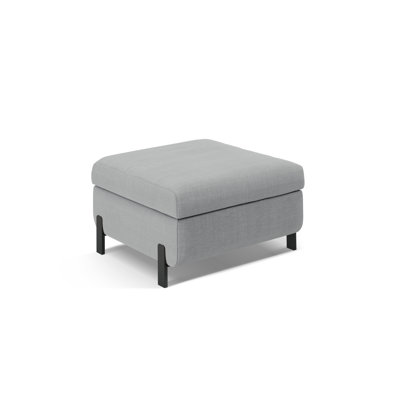 Ryott 72cm Wide Solid Colour Pouffe Ottoman
