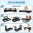 PETMAKER Adjustable Raised Dog Bowl Stand, Black-75376401