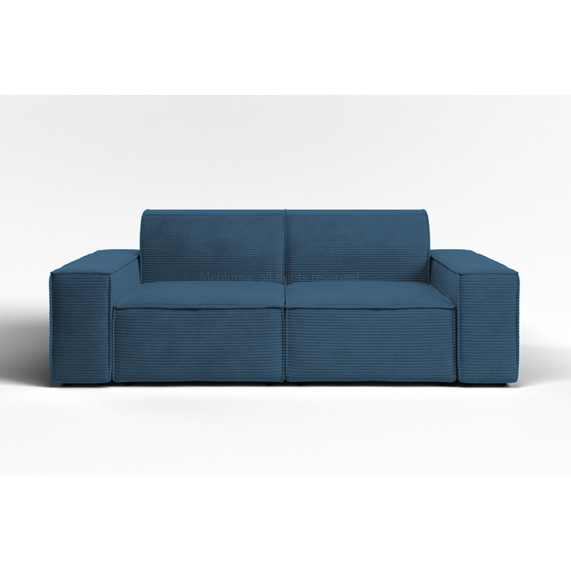 Edmeston 3 Seater Sofa, Navy Blue
