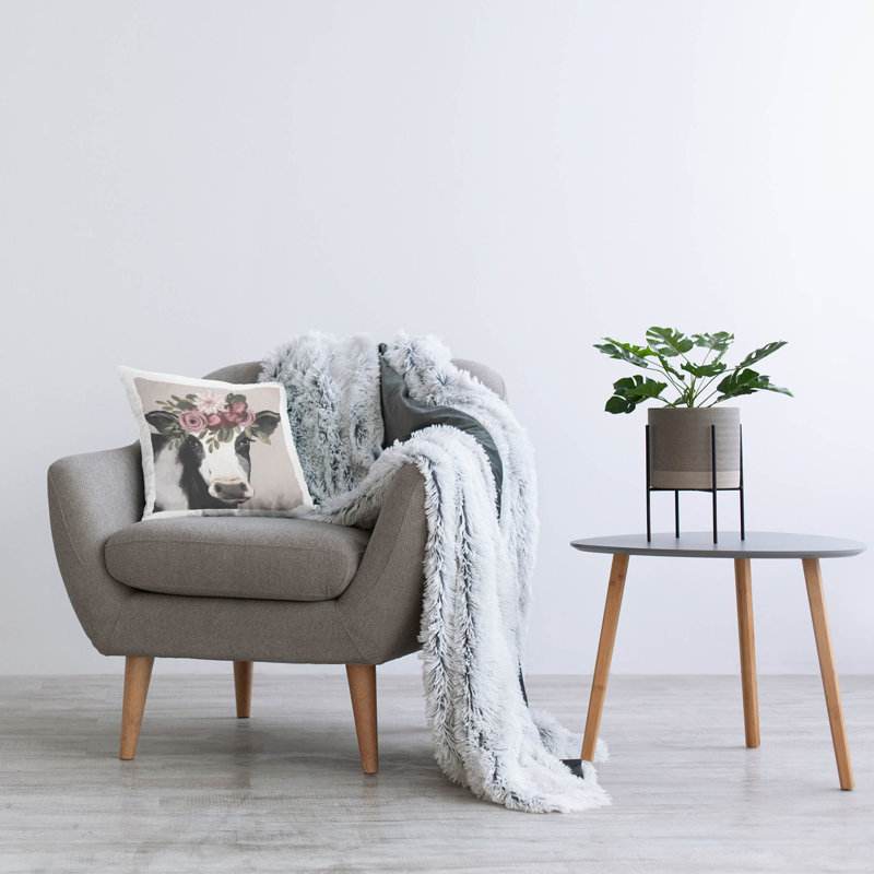 Polyester Throw Square Pillow Cover & Insert