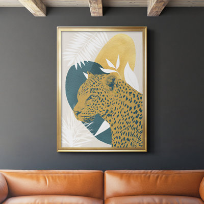 Jungle Cat II, reproduction d'art encadrée