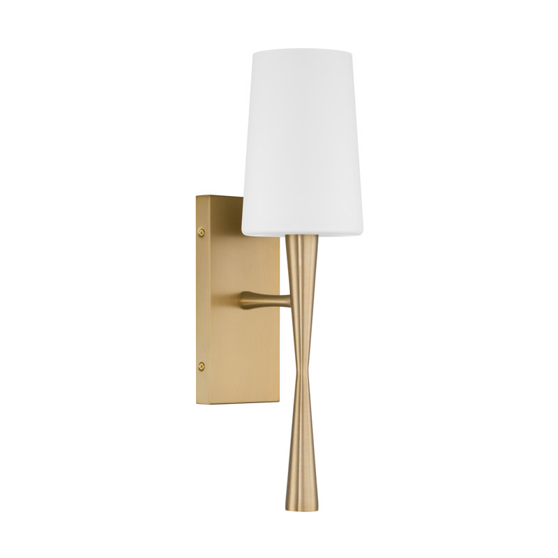 Aysegul 5'' Aged Brass Sconce, Aged Brass