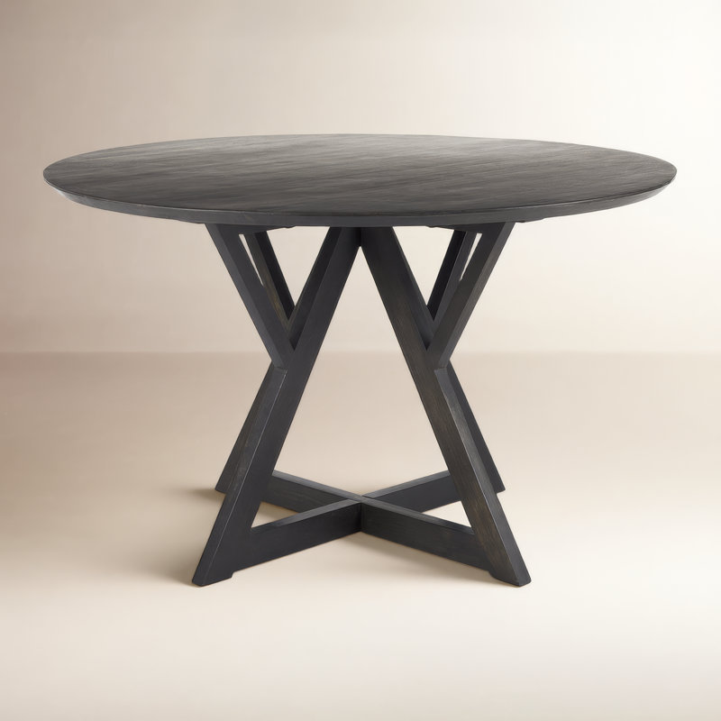 Table de salle à manger Persimmon, H 29,5 po x L 48 po x l 48 po, Brun