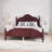 Vintage Bed Frame with Sturdy Slats Support, Wooden Platform, No Box Spring Needed, Easy Assembly-803092933-803092939