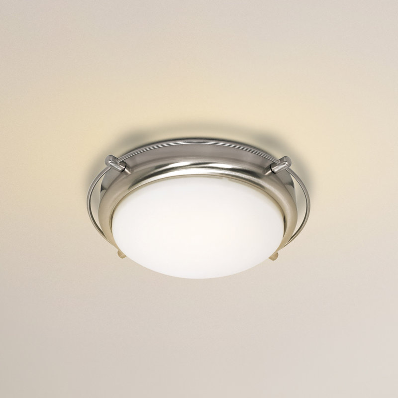 Nabors Glass Flush Mount, No