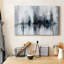 Indigo Harbor Lights - peinture sur toile tendue-1533080069