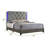Deema Upholstered Velvet Standard Bed-73964854