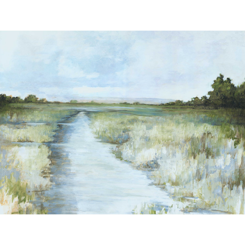 Paysage doux - impression sur toile tendue, H 36 po x l 48 po