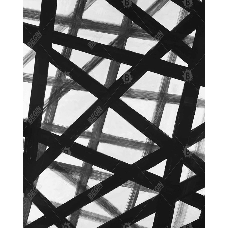 Abstract Bold Lines - Framed Canvas Art for Home Decor