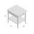 Solid + Manufactured Wood Narrow End Table with Drawer-34388547-86802616