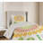 Flower Eclectic Geometric Shapes Coverlet