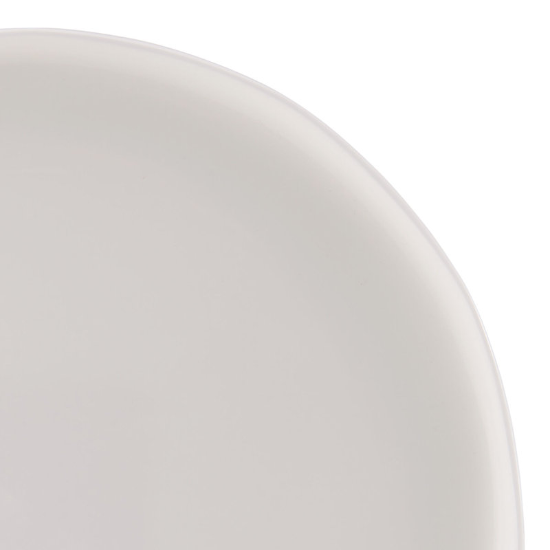 Adelaide White Porcelain 16-Piece Dinnerware Set, Service for 4