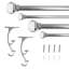 Ensemble de tringle à rideaux double 1 "avec fleurons carrés en cristal-1588481752-1588481754