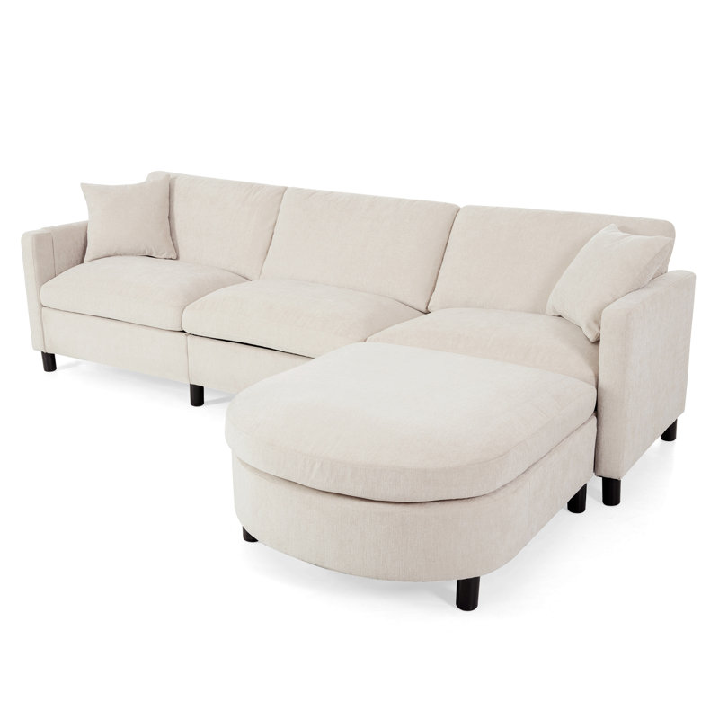 Sectional Sofa With Ottoman
