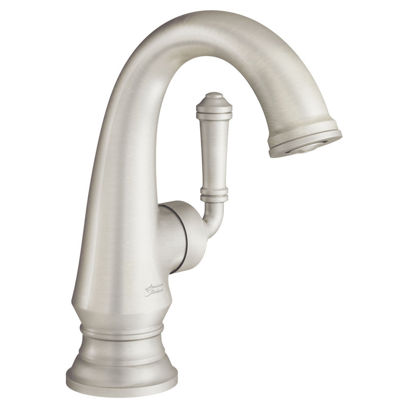 Delancey Single-handle Bathroom Faucet with Drain Assembly, Brushed Nickel, Without Hot/Cold Indicator