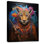 Tribu du léopard bleu - art mural léopard / guépard