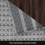Tapis noir / blanc en coton tissé à plat à la main Steverson-273138456-273138453