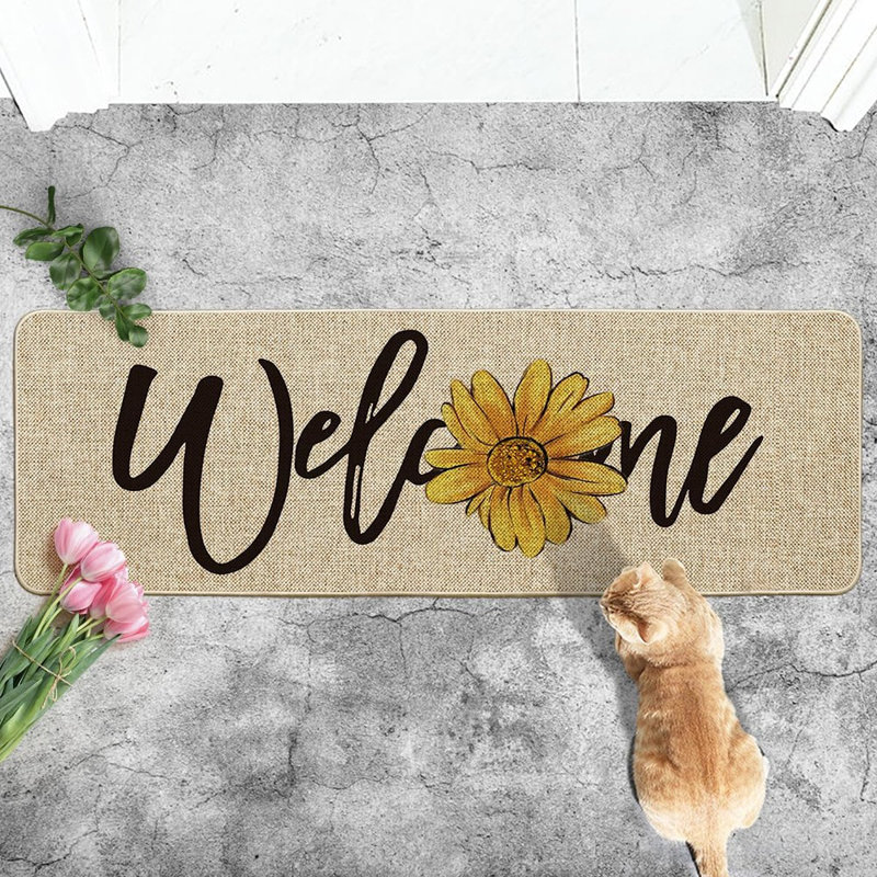 Tapis de couloir Sunflower Welcome