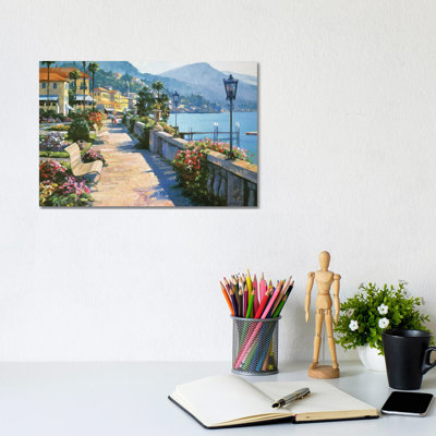 Bellagio Promenade - Giclée sur toile tendue avec châssis
