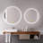 Airalyn Led Round Anti-Fog Bathroom Mirror with Adjustable Lighting: Perfect for Your Bedroom Vanity-50774114