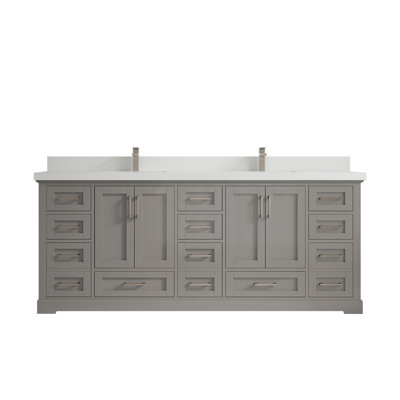 Ensemble de meuble-lavabo double 84 po Esin
