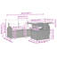 234cm Wide Patio Sofa with Cushions