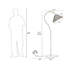 65” Arched Dimmable Rattan Floor Lamp-301583898