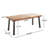 Anivea 6 - Person Acacia Wicker Patio Dining Set with Rectangular Table , Cushions Included