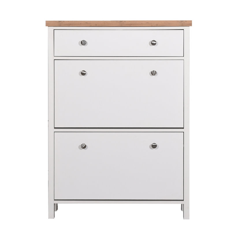 Foote 10 Pair Shoe Storage Cabinet