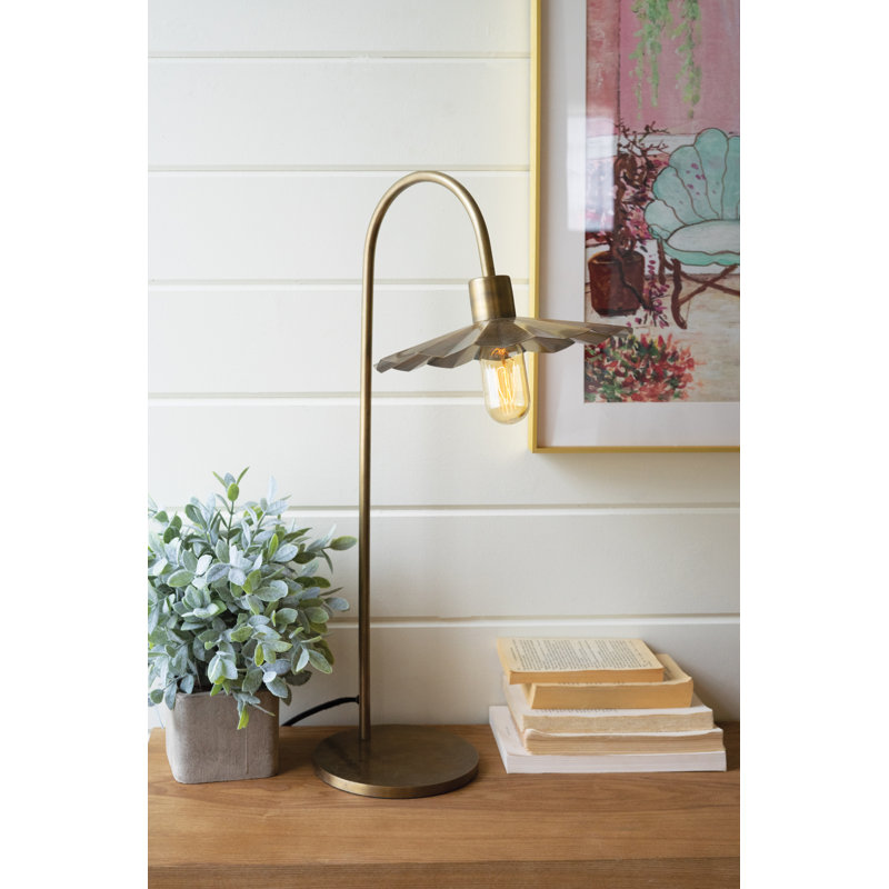 Lampe de table arquée dorée 25 po Ashel