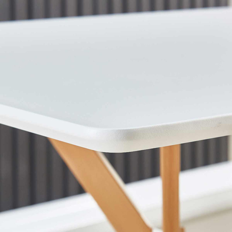 Reynna Rectangular with Iron Base Dining Table