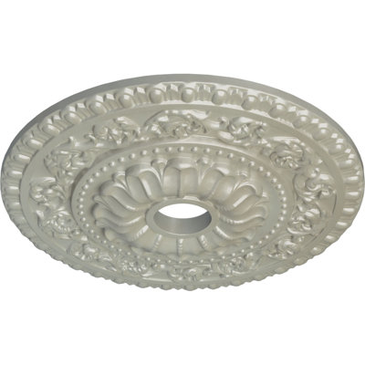 Endurathane Vaduz Ceiling Medallion, 23 1/2"OD x 3 1/2"ID x 2 1/8"P (Fits Canopies up to 3 1/2"), Hand-Painted Flash Copper Finish
