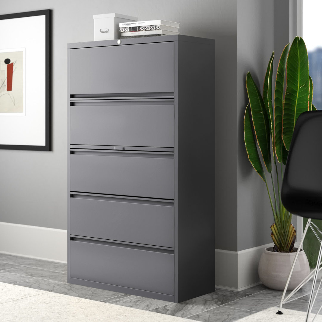 Harietta 36'' Wide 5 -Drawer Steel File Cabinet Upper Square™ 