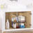 2 Pack Large Stackable Storage Drawers,Clear Acrylic Drawer Organizers With Handles, Easily Assemble For Bathroom,Kitchen Undersink,Cabinet,Closet,Makeup,Pantry Organization And Storage