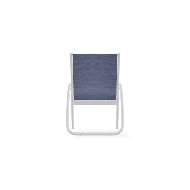 Fauteuil de patio Gardenella, Blanc texturé, Rivière