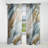 Gold Gilded Feathers V - Modern Curtain - Velvet Room Darkening - 1 panel-107831477