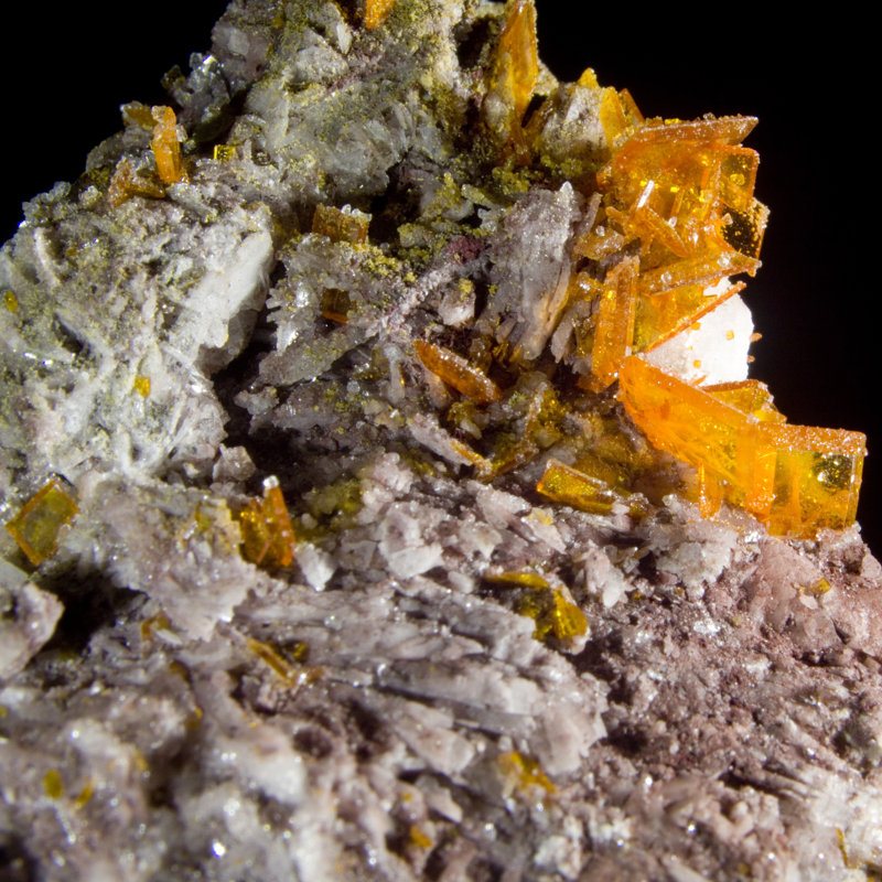 Wulfenite - Rowley Mine, Arizona, USA