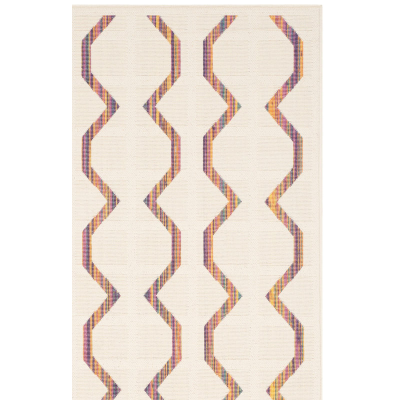 Havana Natural Performance Geometric Rug, Rectangle 2'7" x 5'