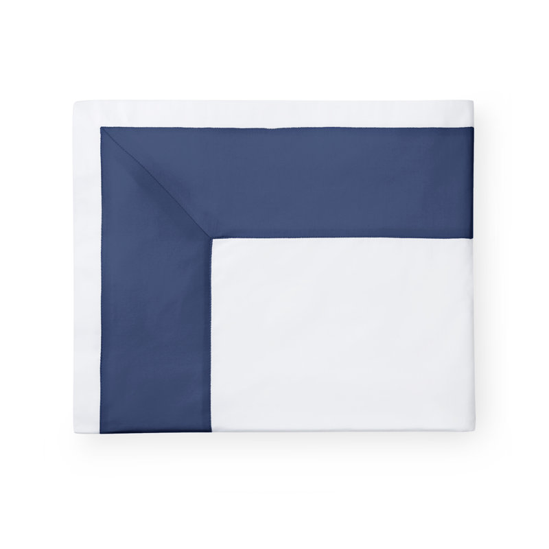 Casida Percale Flat Sheet, Delft, Twin Flat Sheet