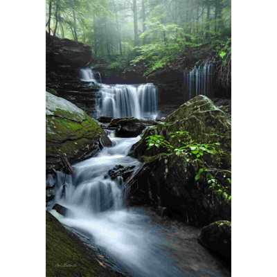 " Rickett's Waterfall " by Lori Deiter Painting Print