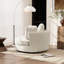 Fauteuil d'appoint en tonneau pivotant surdimensionné rembourré-894917051